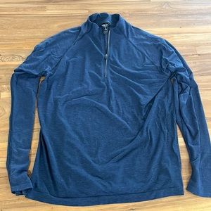 Lululemon metal vent tech quarter zip navy large